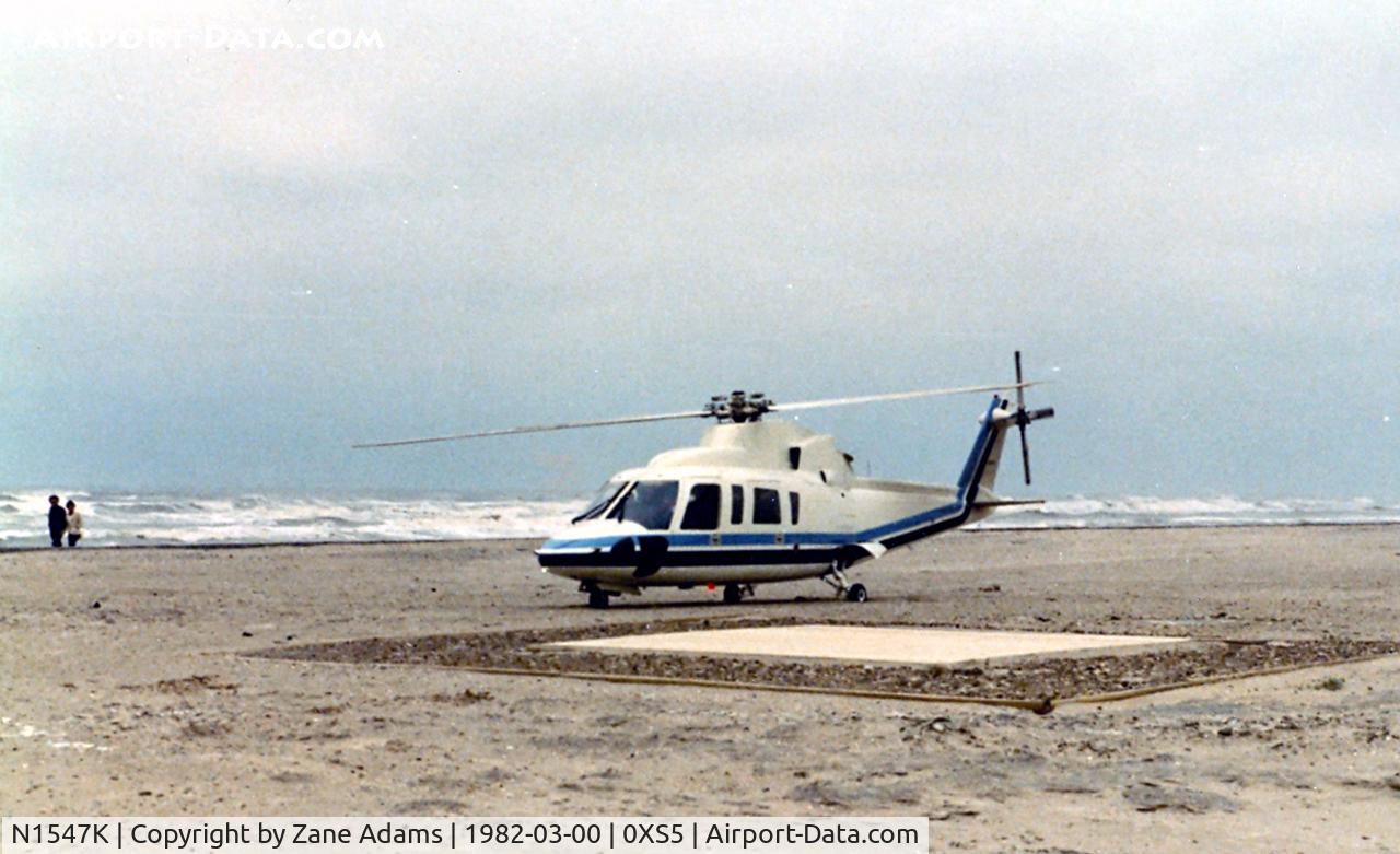 N1547K, 1980 Sikorsky S-76A C/N 760085, Sikorsky S-76A on South Padre Island Beach