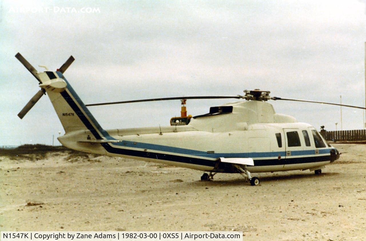 N1547K, 1980 Sikorsky S-76A C/N 760085, Sikorsky S-76A on South Padre Island Beach