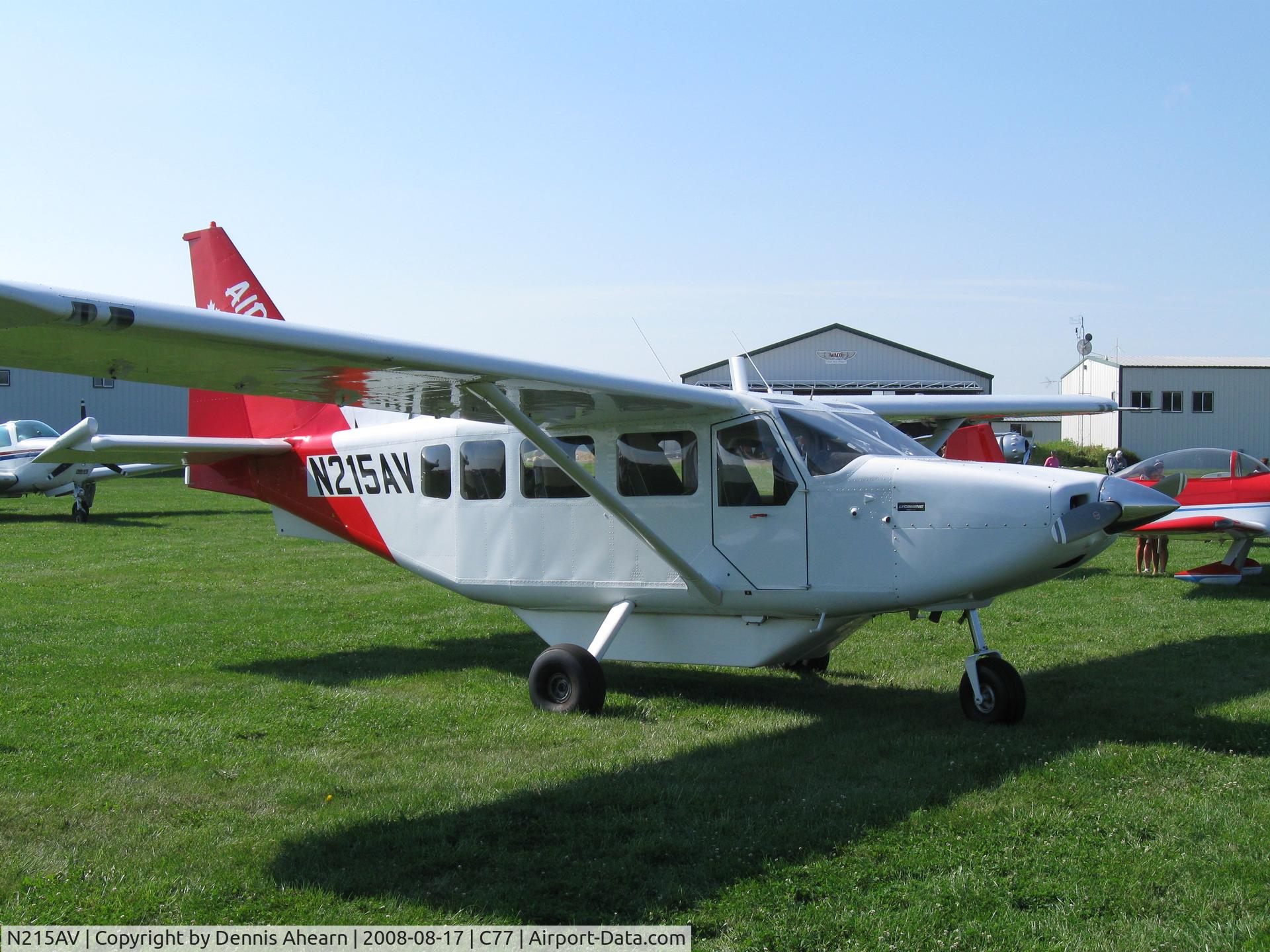 N215AV, 2002 Gippsland GA-8 Airvan C/N GA8-02-015, Airvan at annual fly-in breakfast