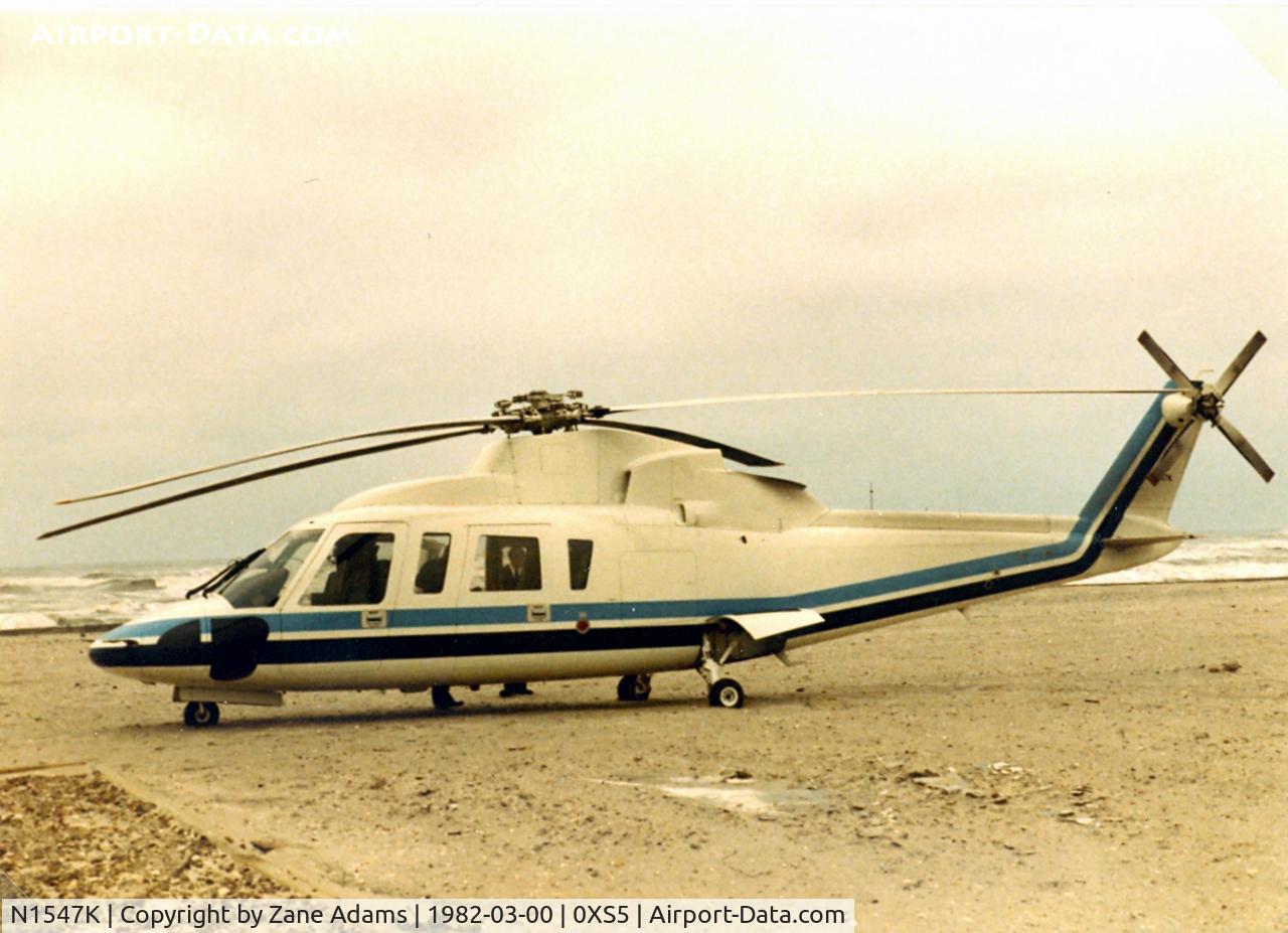 N1547K, 1980 Sikorsky S-76A C/N 760085, Sikorsky S-76A on South Padre Island Beach