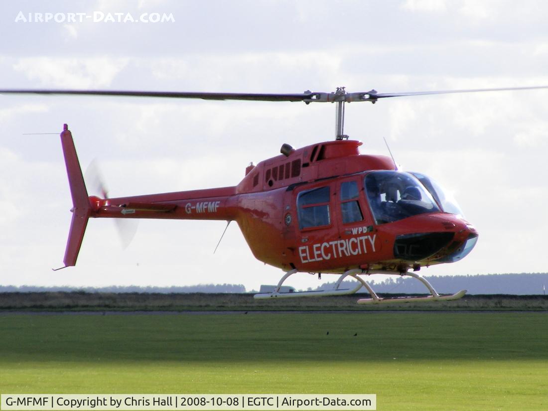 G-MFMF, 1981 Bell 206B JetRanger III C/N 3569, WESTERN POWER DISTRIBUTION (SOUTH WEST) PLC