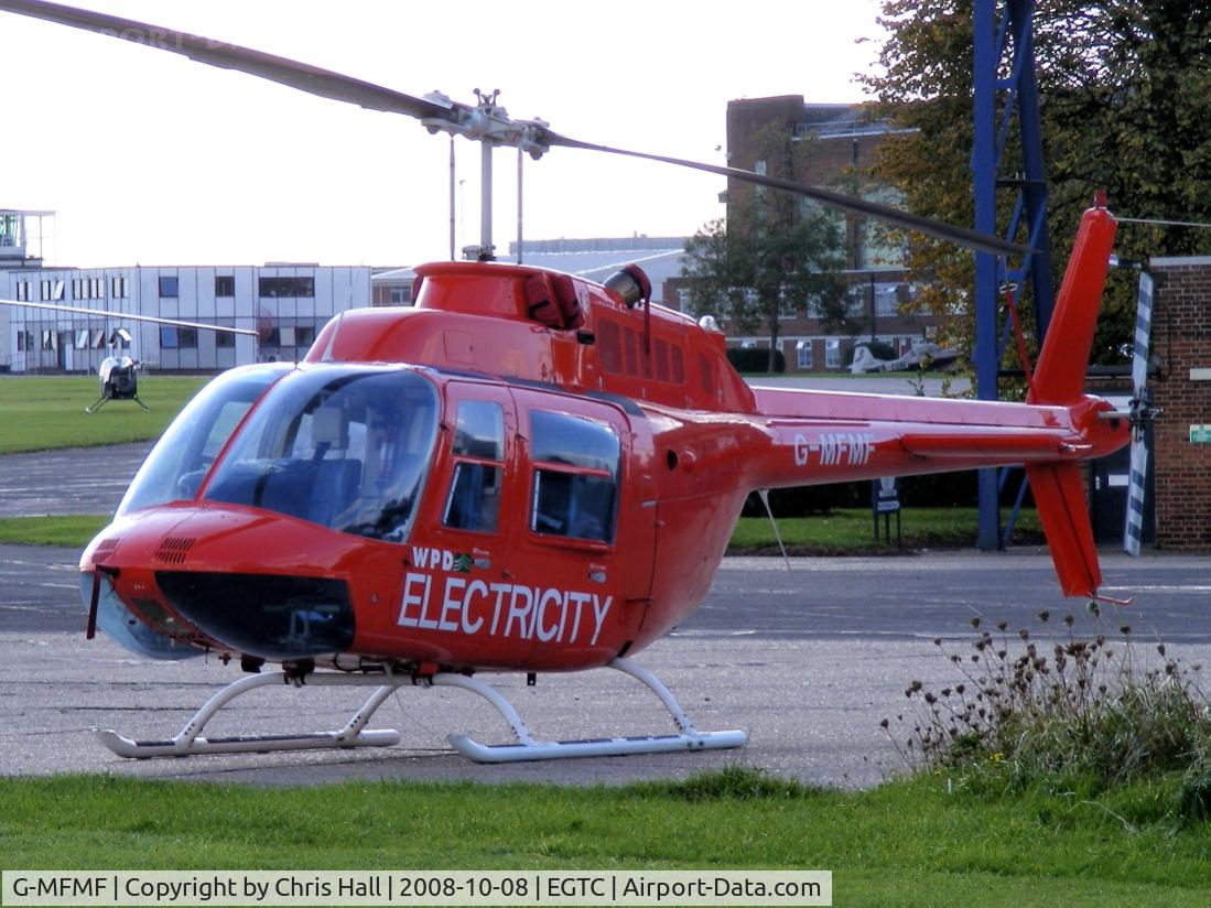 G-MFMF, 1981 Bell 206B JetRanger III C/N 3569, WESTERN POWER DISTRIBUTION (SOUTH WEST) PLC