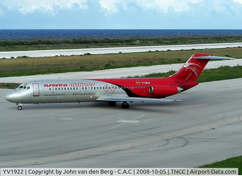 YV1922, 1981 McDonnell Douglas DC-9-31 C/N 48138, Aserca Airlines