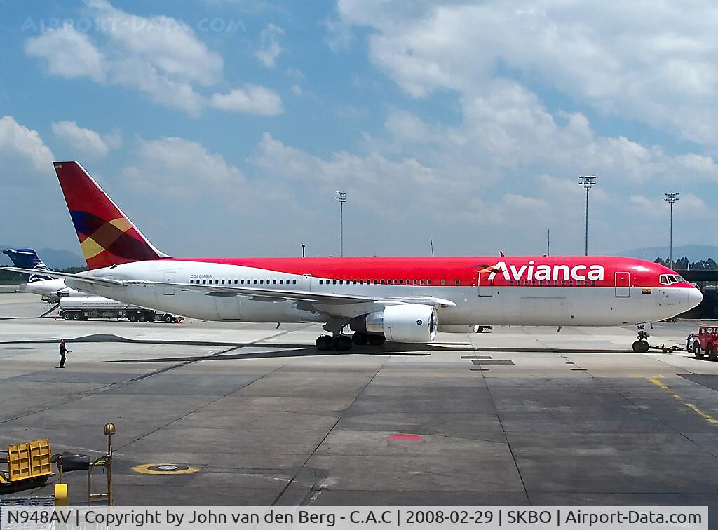 N948AV, 1991 Boeing 767-3Y0 C/N 24948, Avianca Colombia