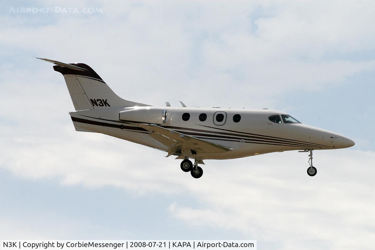 N3K, 2007 Hawker Beechcraft Corp 390 C/N RB-218, A Hawker Beechcraft 390 on final for 35L at KAPA.