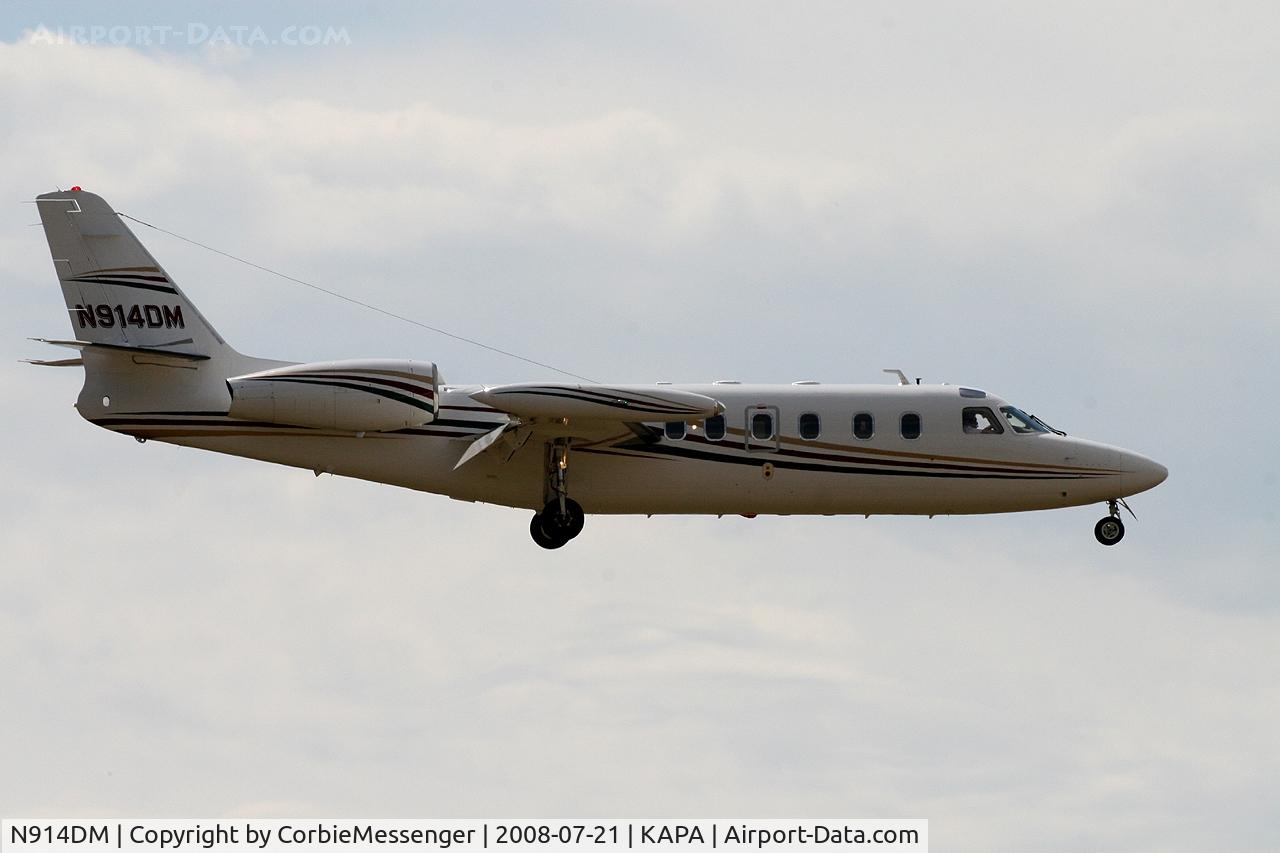 N914DM, 1981 Israel Aircraft Industries IAI-1124 Westwind C/N 357, An IAI Westwind on final for 35L at KAPA.