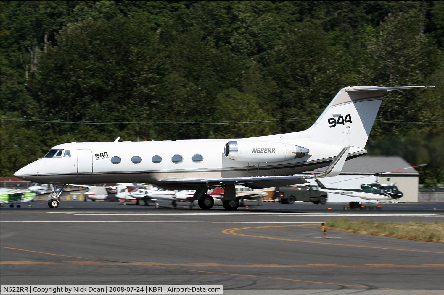 N622RR, 1965 Grumman G-1159 Gulfstream II C/N 12, /
