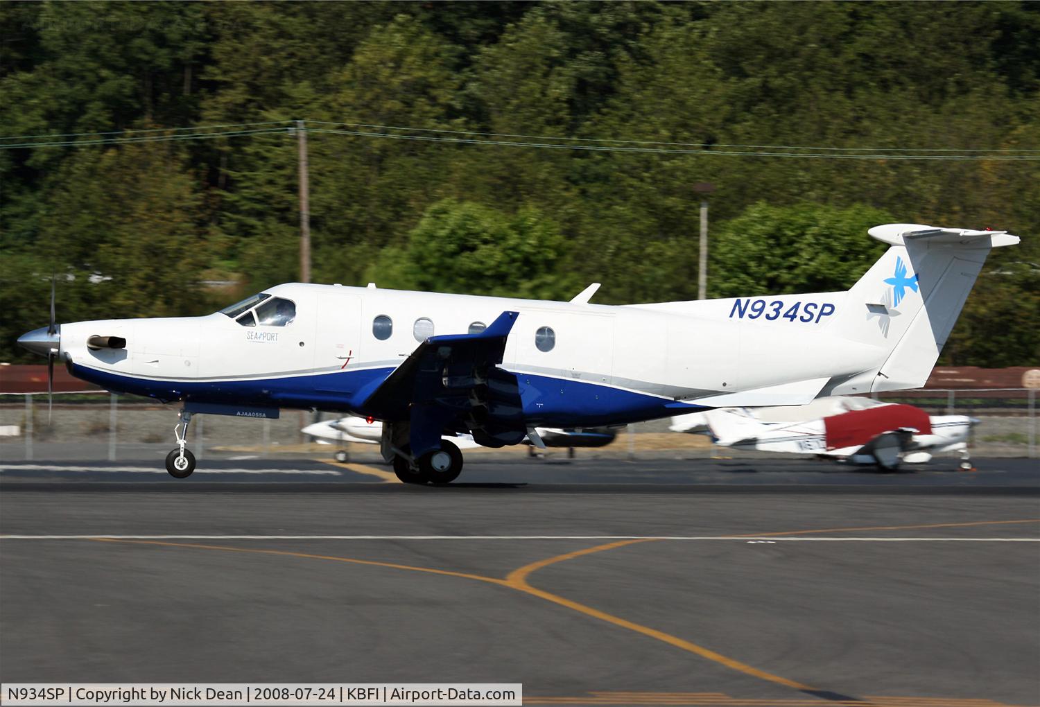 N934SP, 2000 Pilatus PC-12/45 C/N 308, /
