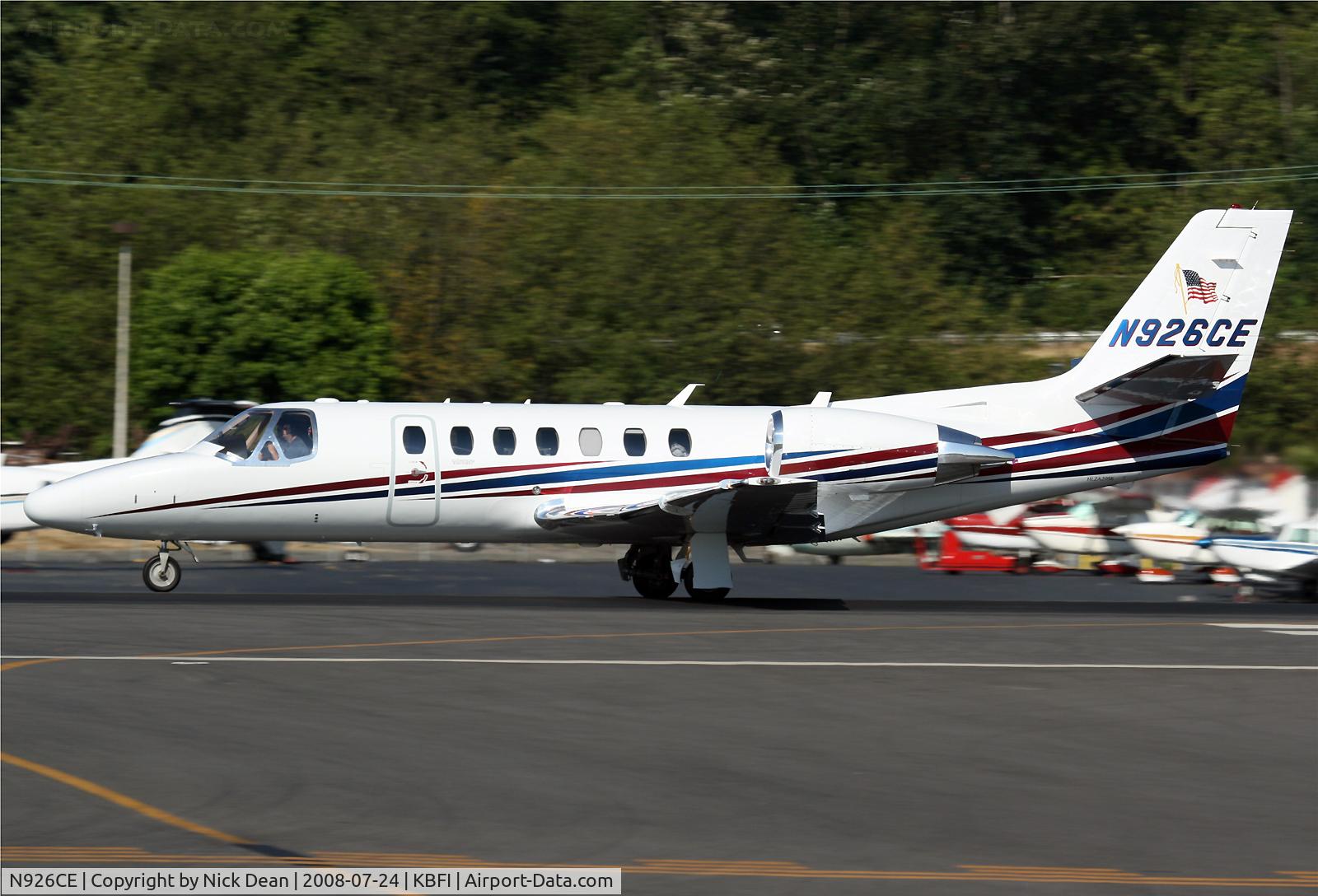 N926CE, 2007 Cessna 560 C/N 560-0763, /