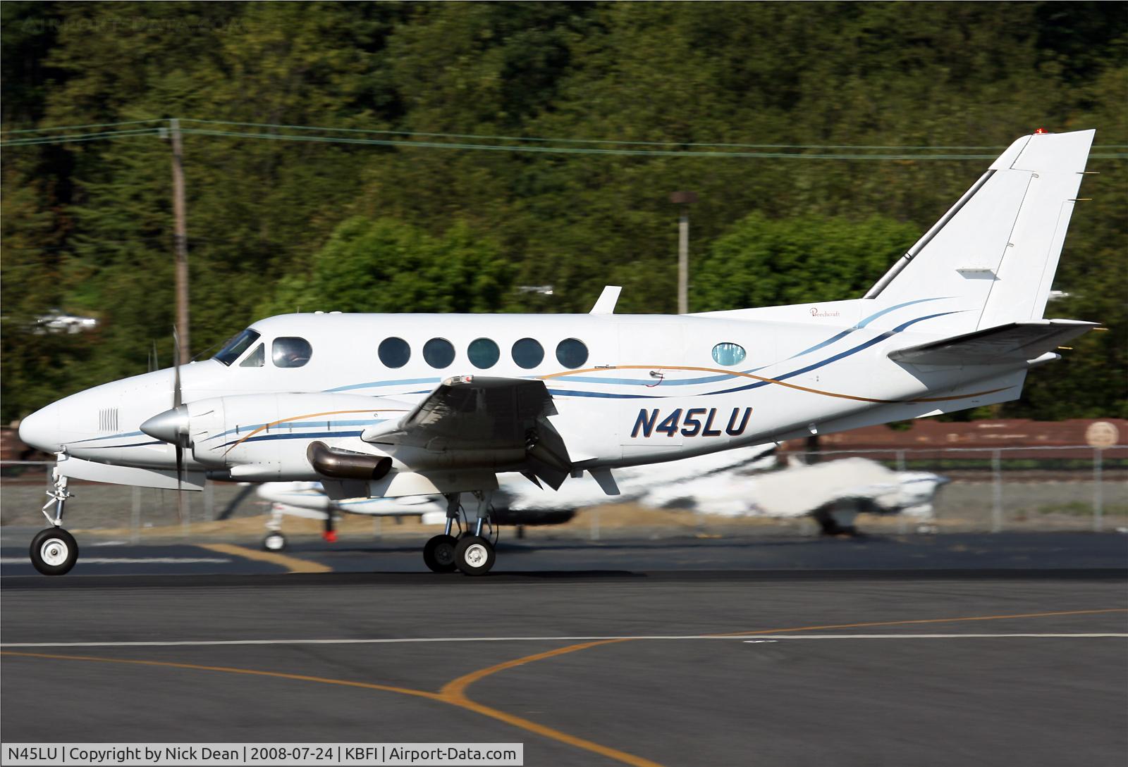 N45LU, 1976 Beech B100 King Air King Air C/N BE-8, /