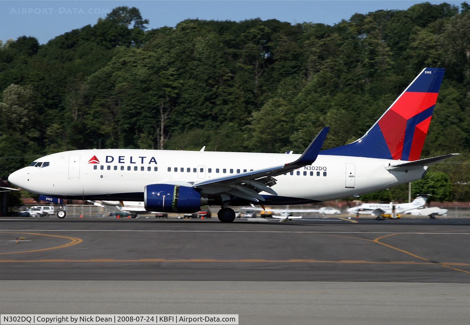 N302DQ, 2008 Boeing 737-732 C/N 29648, /
