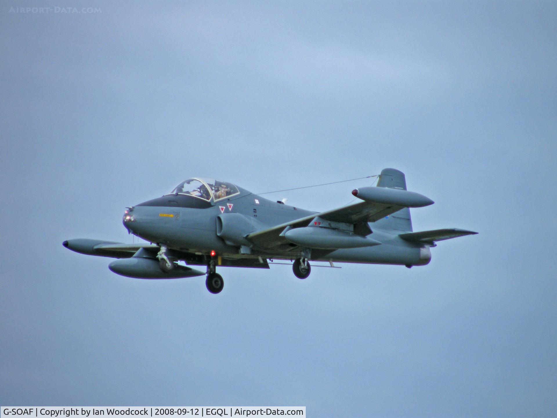 G-SOAF, 1986 BAC 167 Strikemaster Mk.82A C/N 425, BAC Strikemaster MK82A/Landing at RAF Leuchars