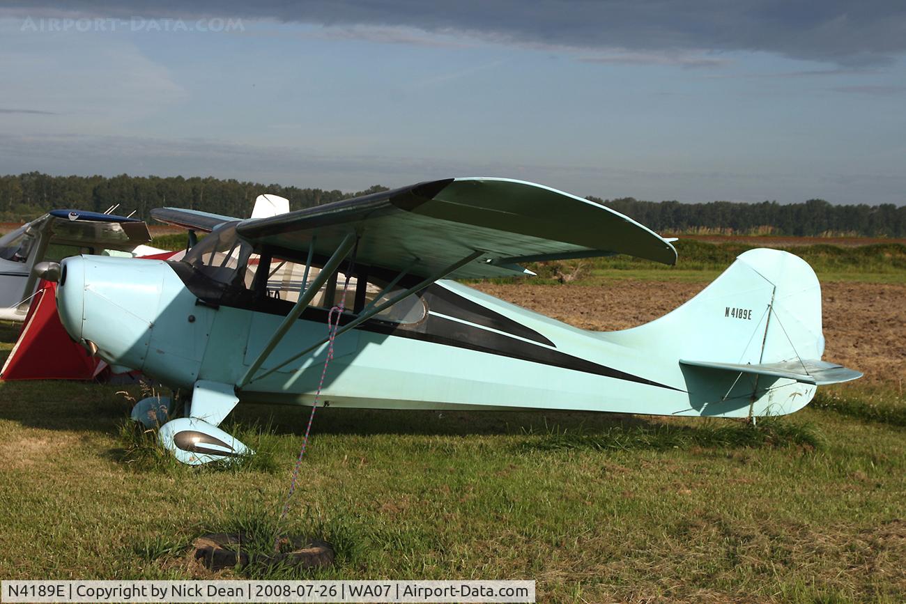 N4189E, 1947 Aeronca 11CC Super Chief C/N 11CC-89, /