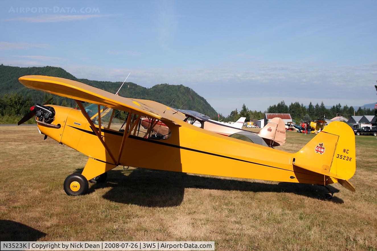 N3523K, 1946 Piper J3C-65 Cub C/N 22219, /