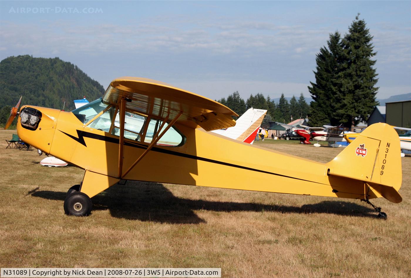 N31089, 1940 Piper J3L-65 Cub C/N 5315, /