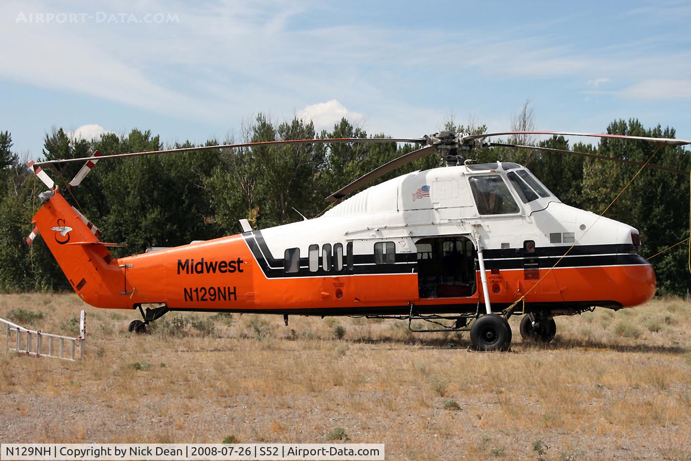 N129NH, 1975 Sikorsky S-58JT C/N 58-855, /