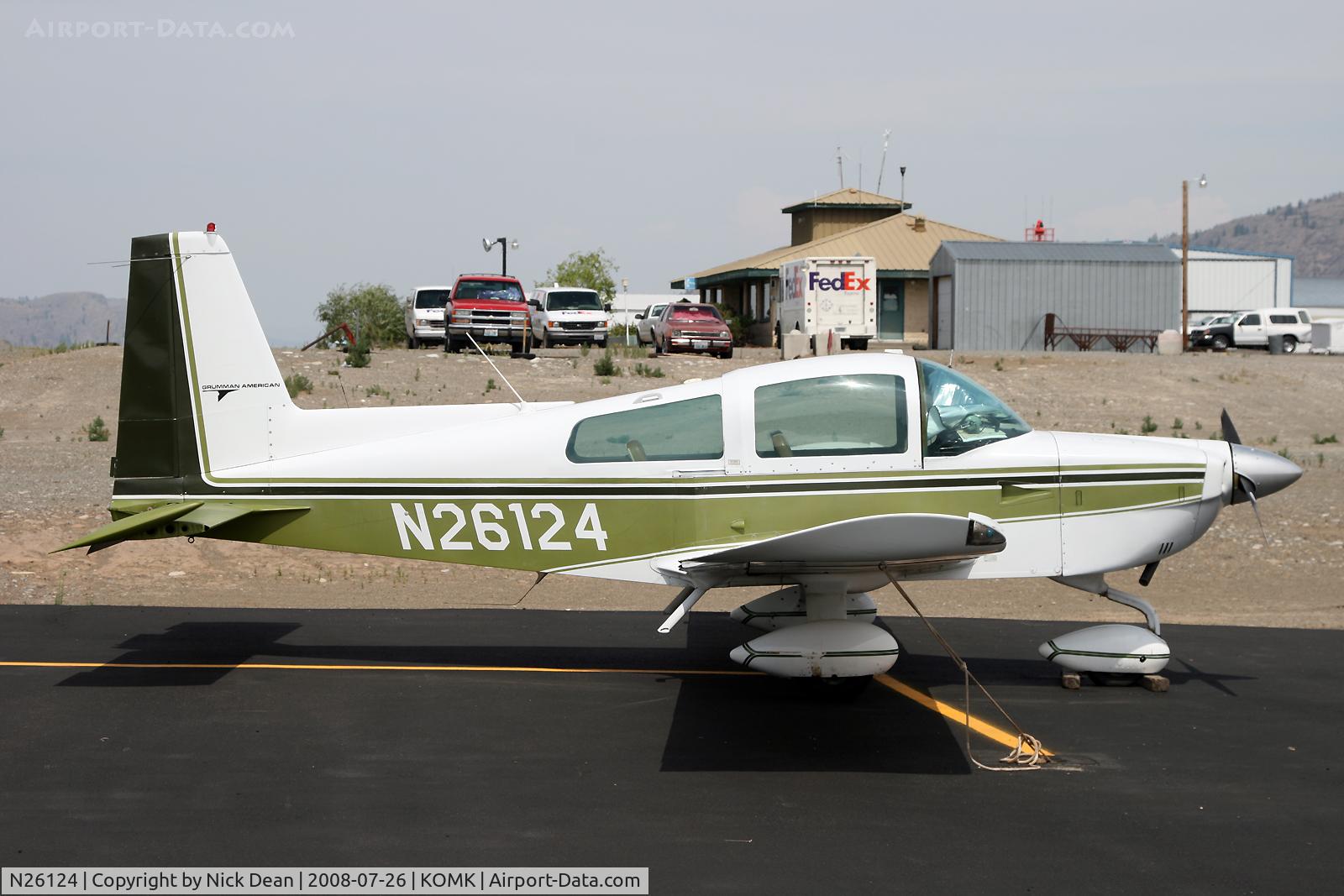 N26124, 1977 Grumman American AA-5A Cheetah C/N AA5A0444, /