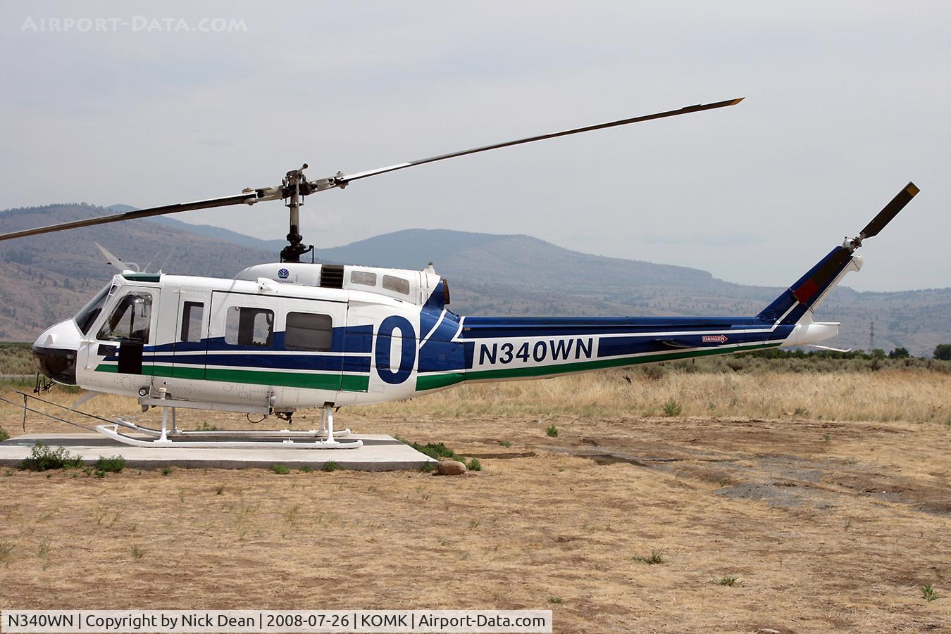 N340WN, Bell UH-1H Iroquois C/N 65-10081, /