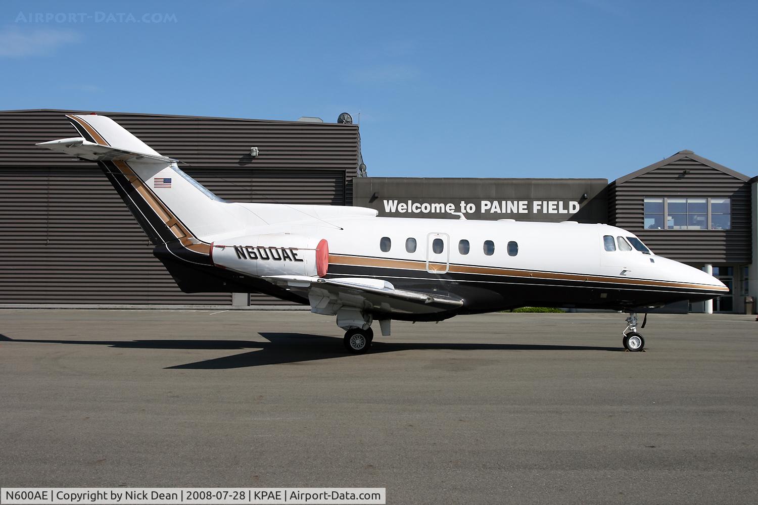 N600AE, 1976 Hawker Siddeley HS.125 Series 600A C/N 256068, /
