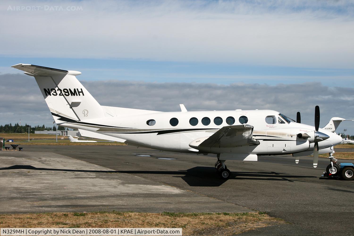 N329MH, 2008 Hawker Beechcraft B200GT King Air C/N BY-40, Love it when a requirement is towed over by my hangar!!