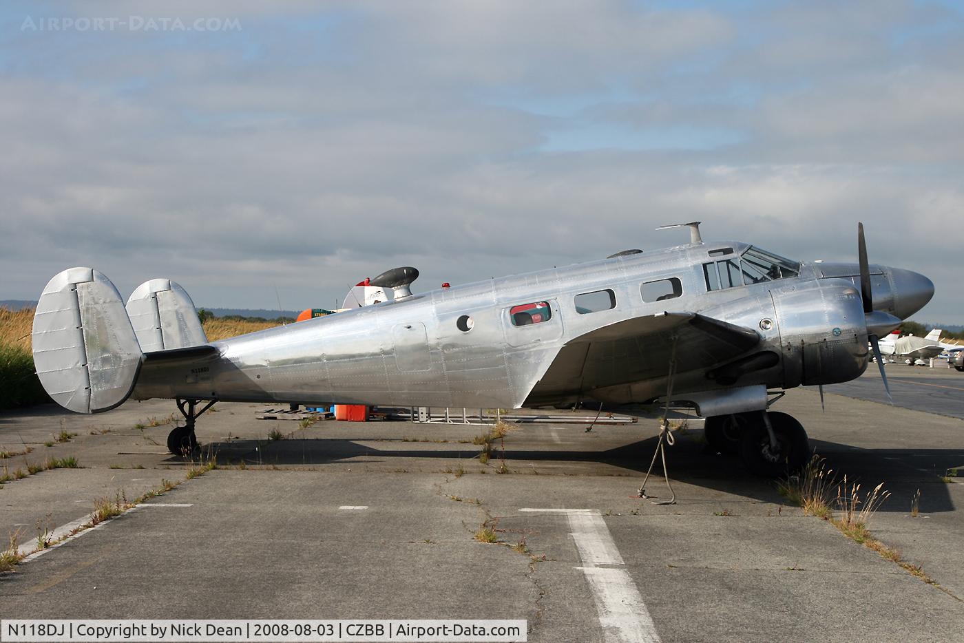 N118DJ, 1943 Beech D18S C/N 6152, Boundary Bay BC