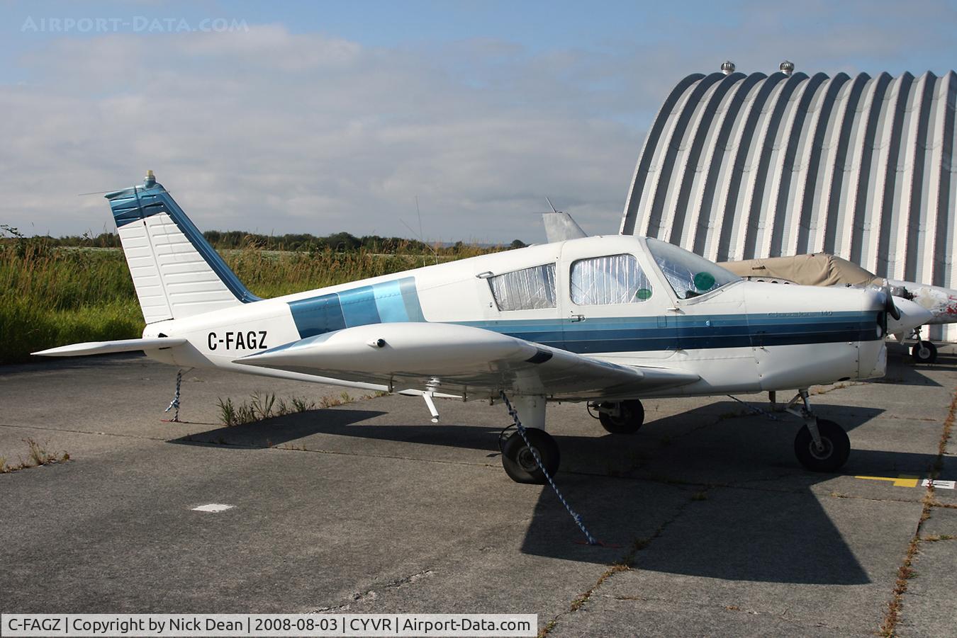 C-FAGZ, 1968 Piper PA-28-140 Cherokee C/N 28-24920, Boundary Bay BC