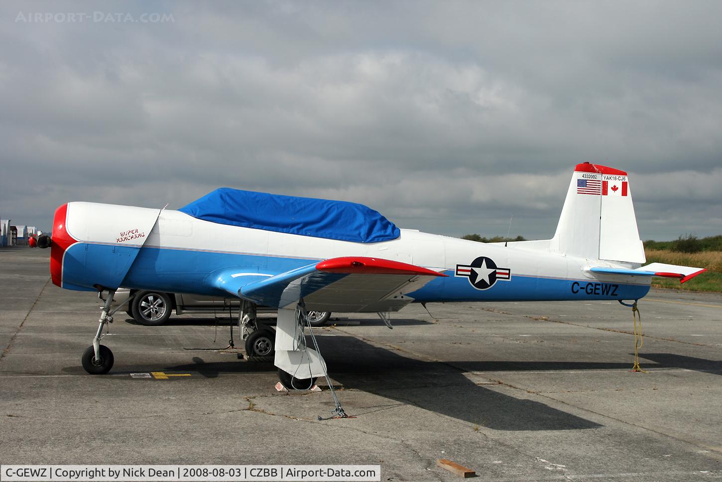 C-GEWZ, 1985 Nanchang CJ-6A C/N 4332002, Boundary Bay BC