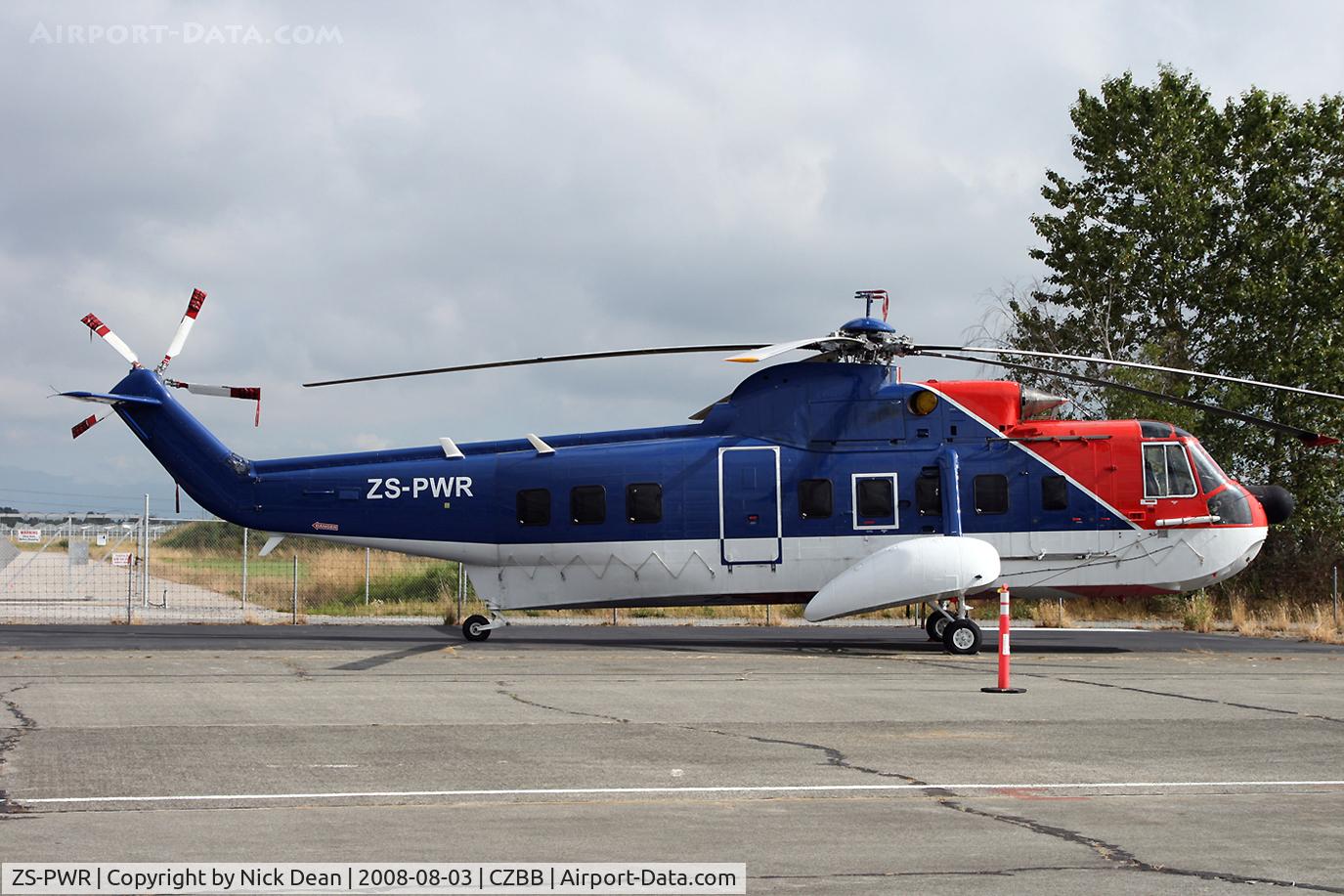 ZS-PWR, Sikorsky S-61N C/N 61773, Boundary Bay BC