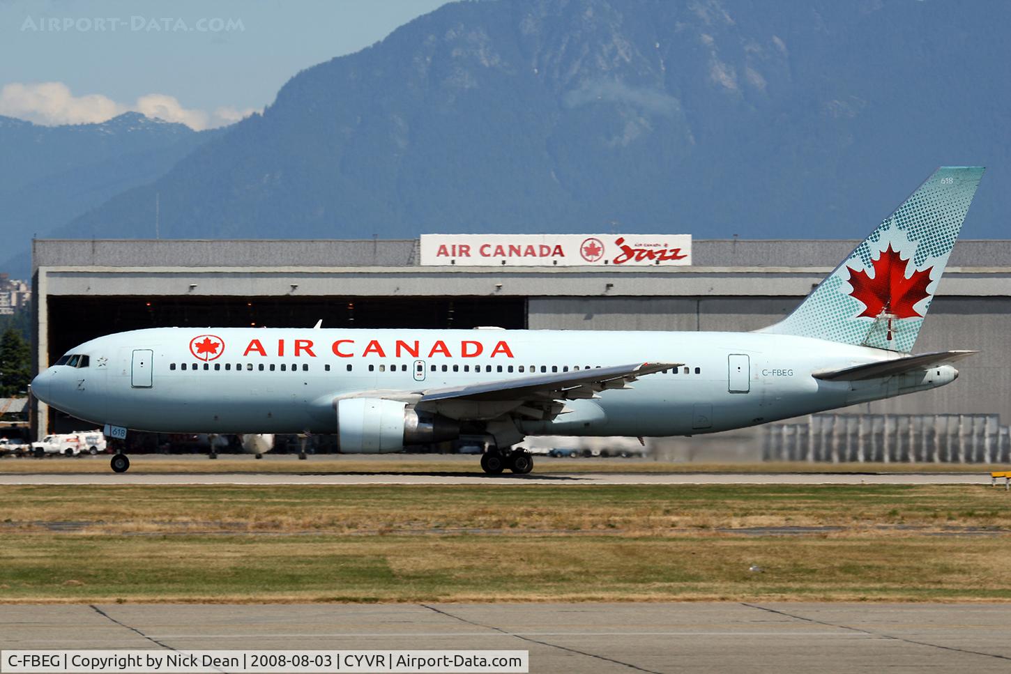 C-FBEG, 1989 Boeing 767-233/ER C/N 24324, /