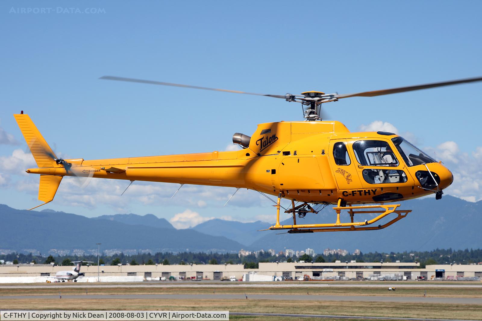 C-FTHY, 1990 Aerospatiale AS-350B Ecureuil C/N 2372, /