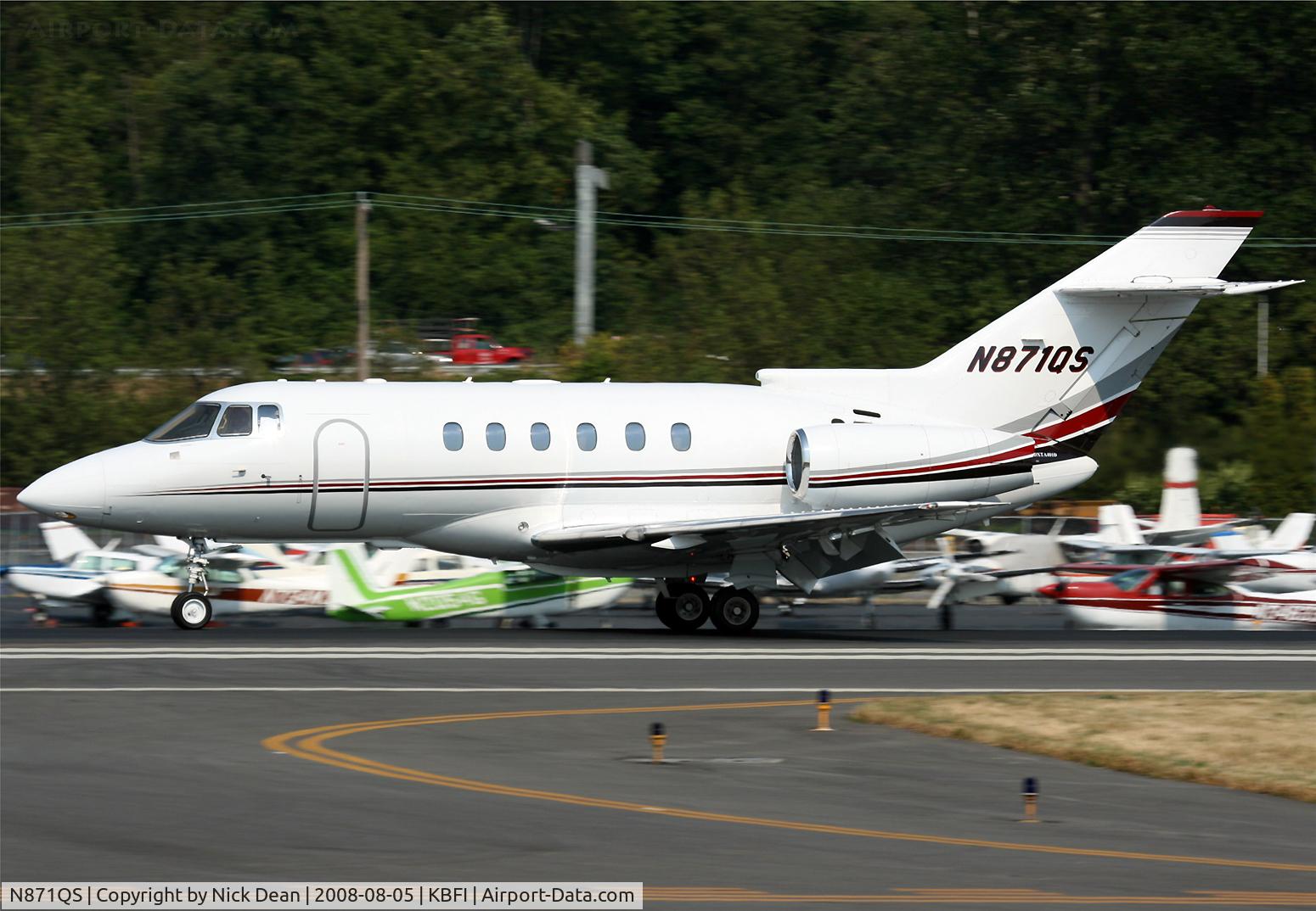 N871QS, 2006 Raytheon Hawker 800XP C/N 258763, /