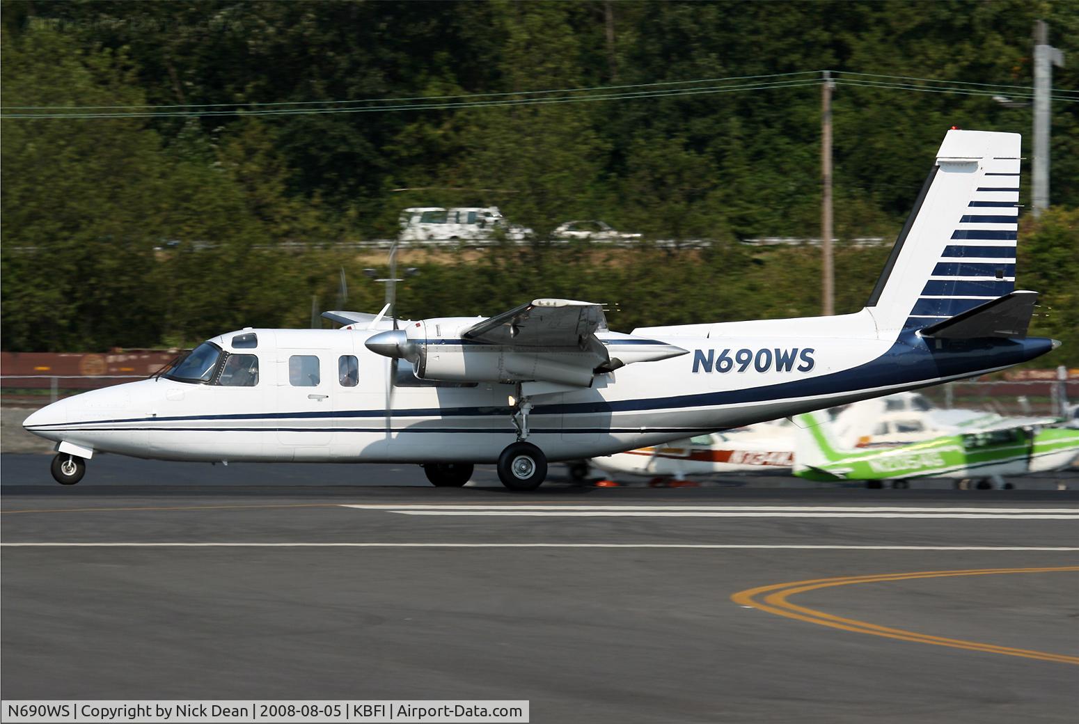 N690WS, 1974 Aero Commander 690A Turbo Commander C/N 11194, /