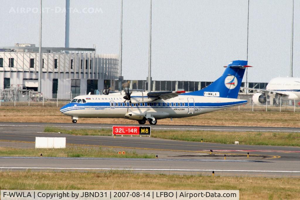 F-WWLA, 2007 ATR 42-500 C/N 667, ATR42-500 N° 667