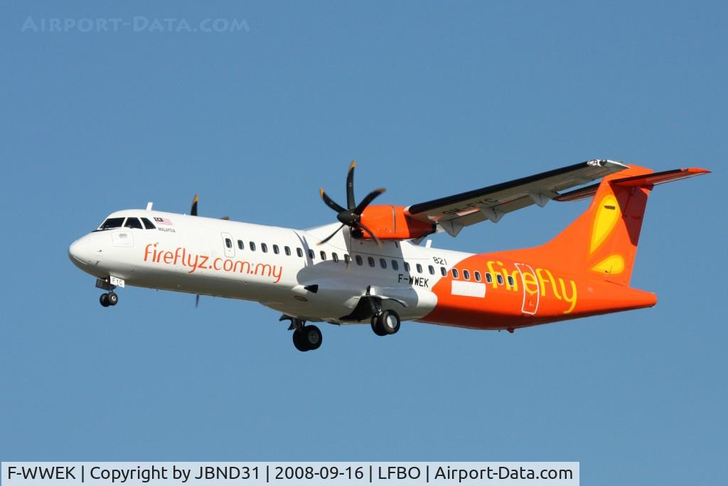 F-WWEK, 2008 ATR 72-212A C/N 821, ATR72-500 N° 818