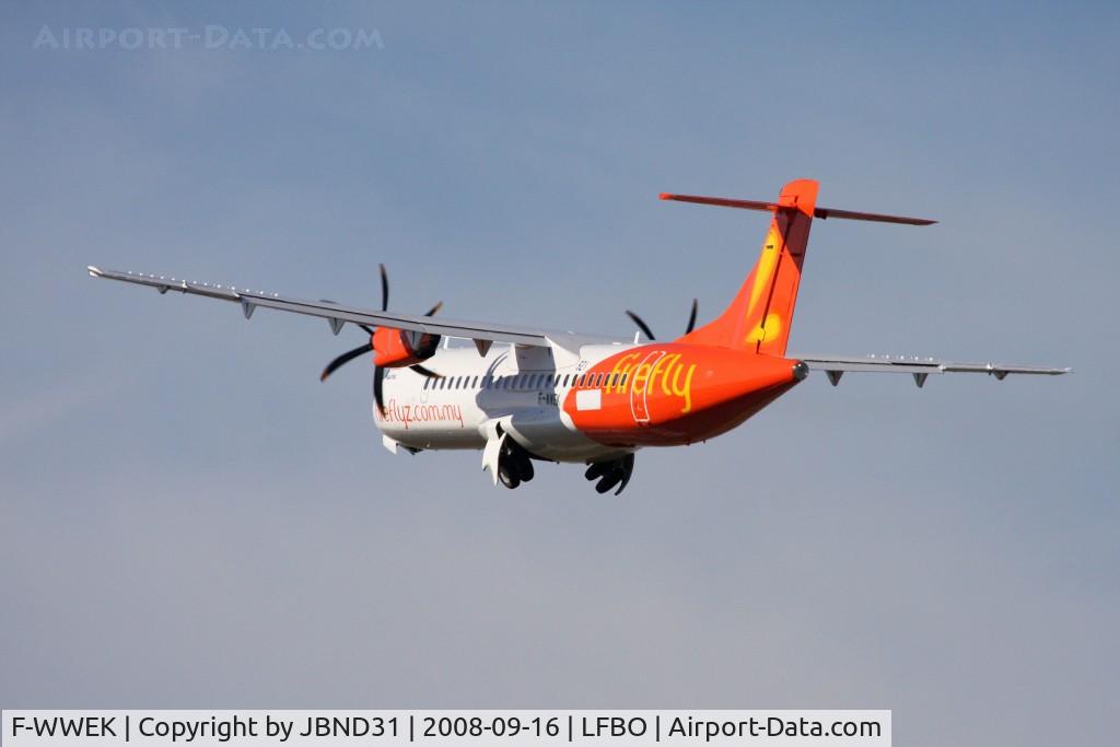 F-WWEK, 2008 ATR 72-212A C/N 821, ATR72-500 N° 818