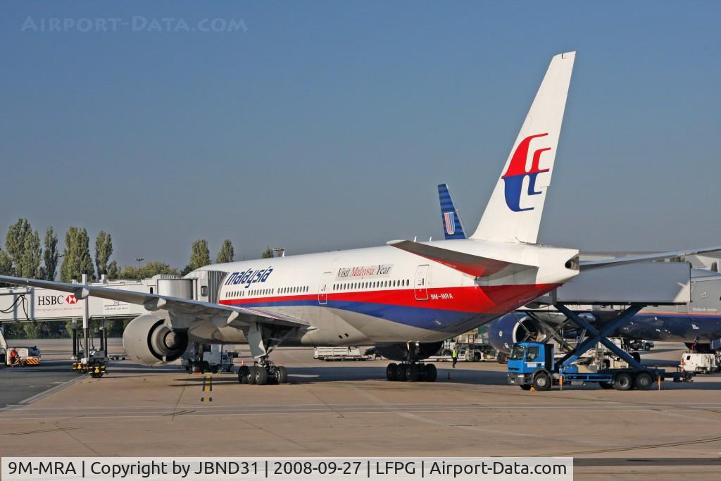 9M-MRA, 1997 Boeing 777-2H6/ER C/N 28408, B777-2H6(ER)