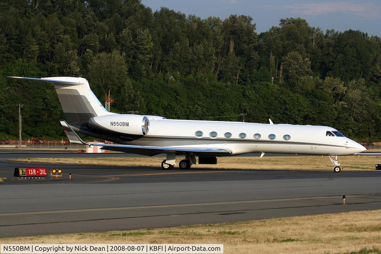 N550BM, 2007 Gulfstream Aerospace GV-SP (G550) C/N 5171, /