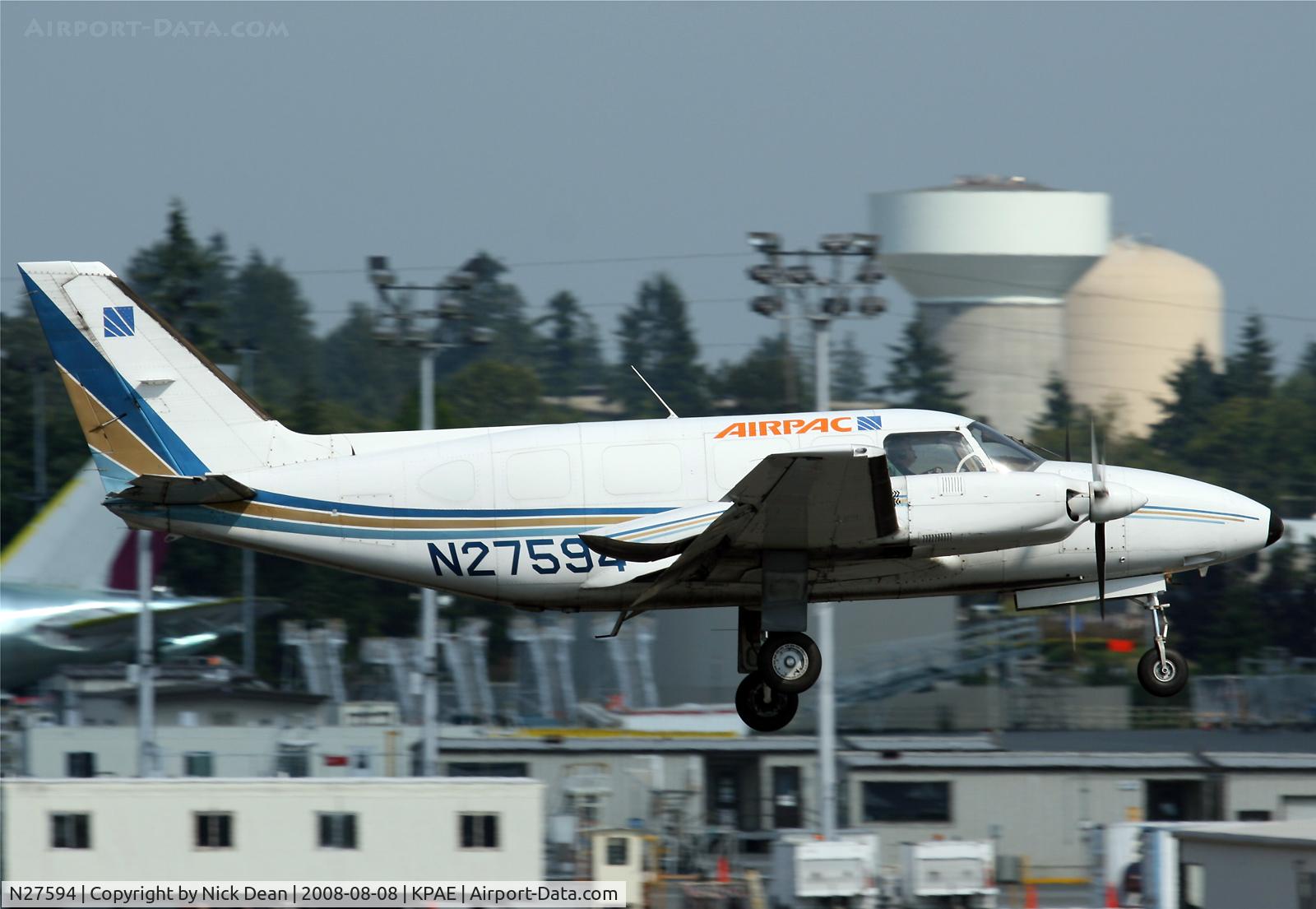 N27594, 1978 Piper PA-31-350 Chieftain C/N 31-7852070, /