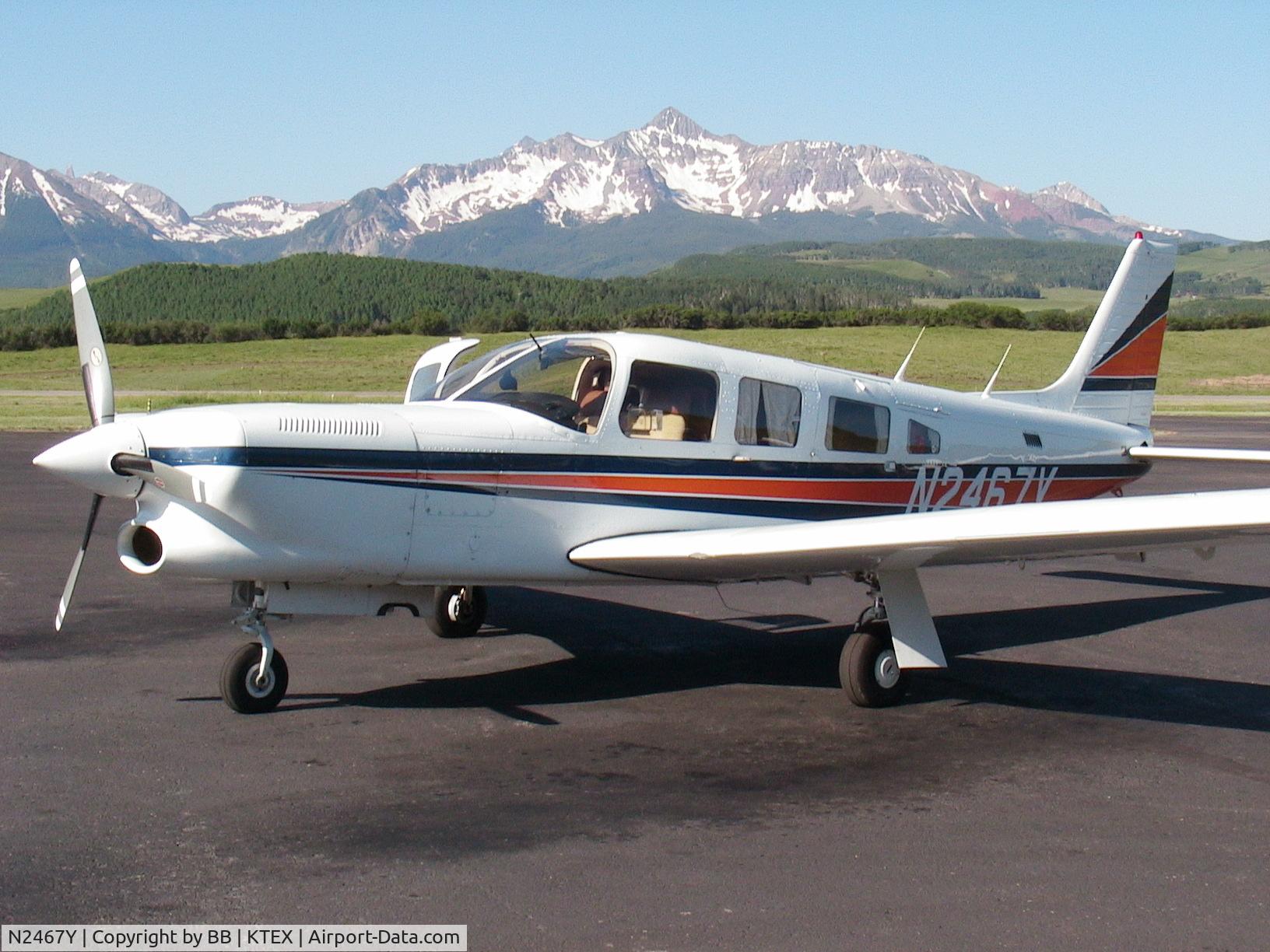 N2467Y, 1985 Piper PA-32R-301T Turbo Saratoga Turbo Saratoga C/N 32R-8529019, N2467Y in Telluride,CO
