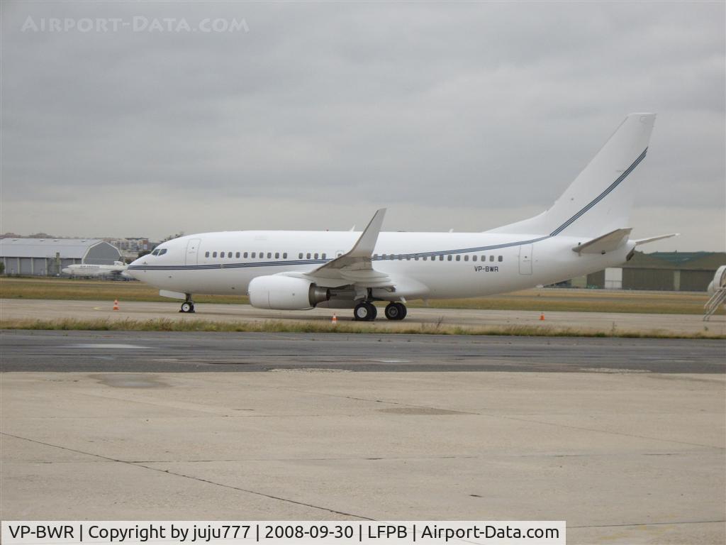 VP-BWR, 1999 Boeing 737-79T BBJ C/N 29317, at Le Bourget