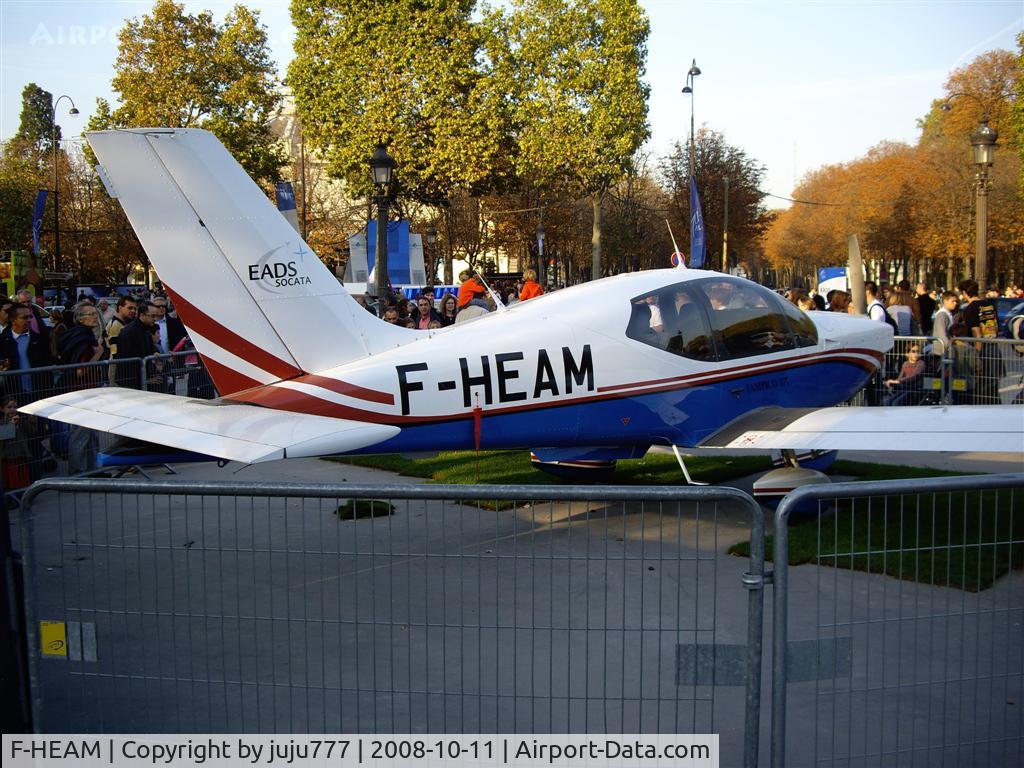 F-HEAM, Socata TB-9 Tampico C/N 2164, on display at champs-Elysées for 100 years of GIFAS
