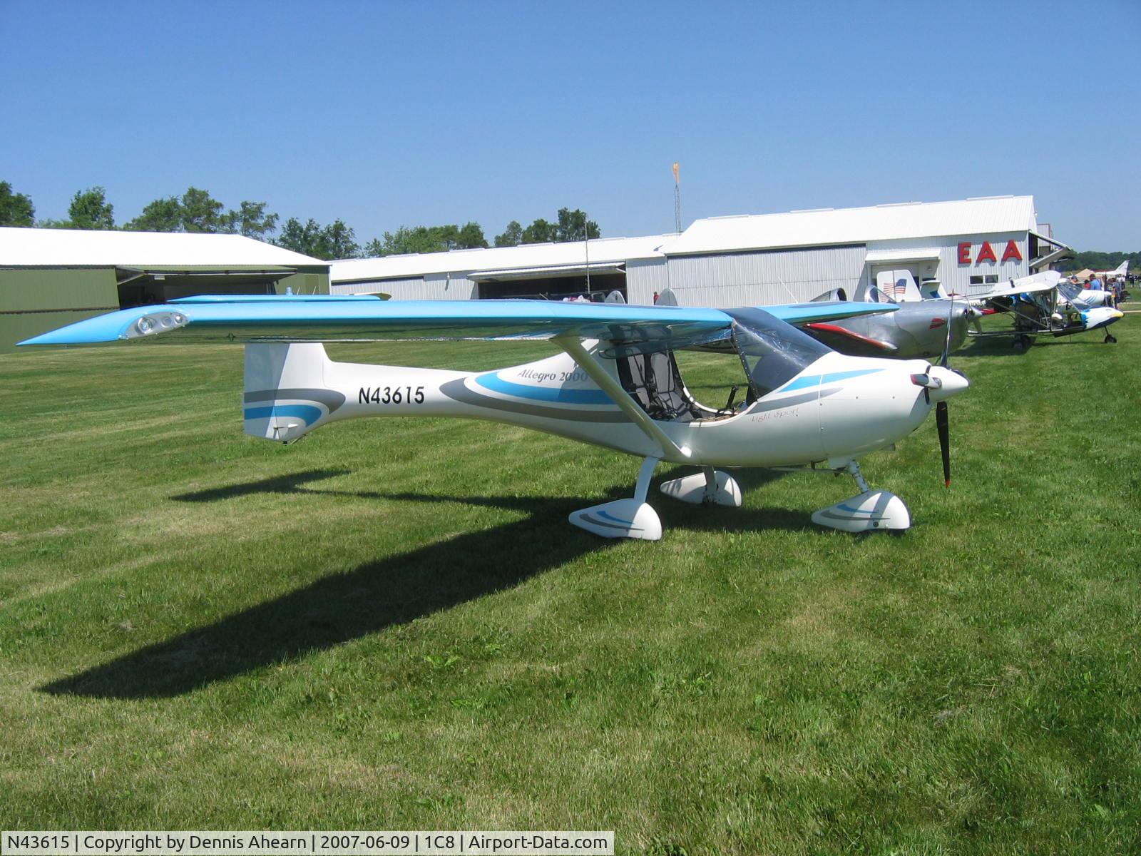 N43615, 2006 Fantasy Air Allegro 2000 C/N 06-233, Fantasy Air Allegro
