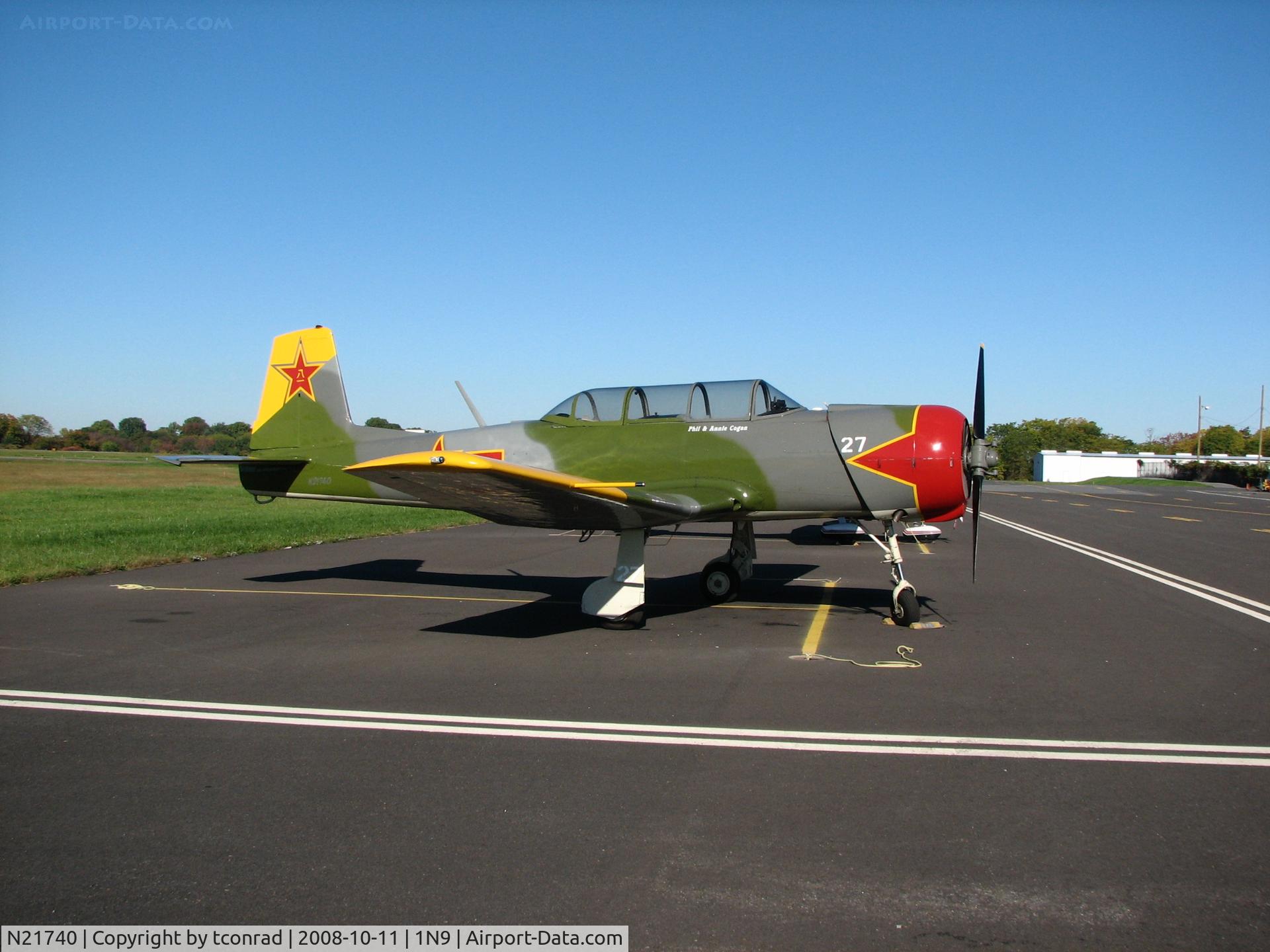 N21740, 1991 Nanchang CJ-6 C/N 3932005, at Queen City
