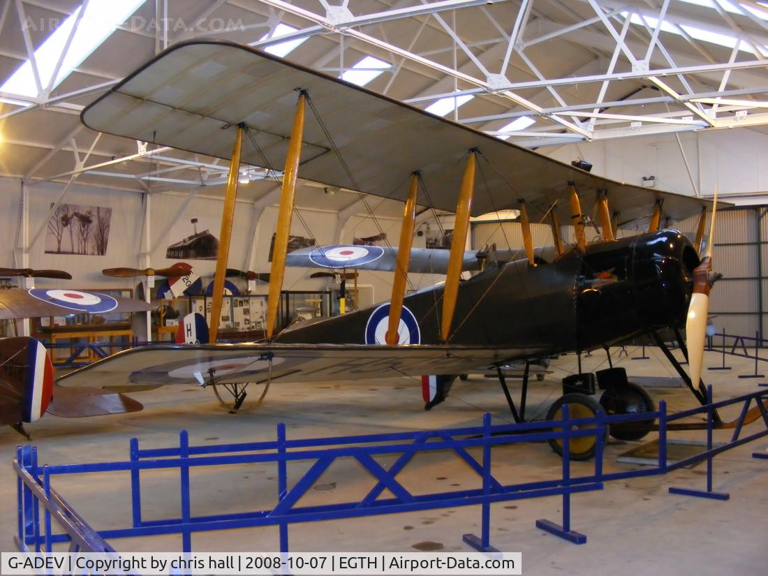 G-ADEV, 1918 Avro 504K C/N R3/LE/61400, The Shuttleworth Collection, Old Warden