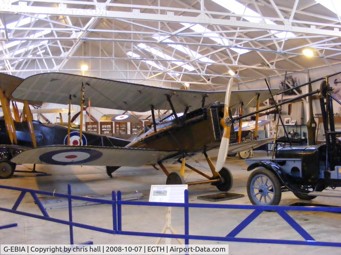 G-EBIA, 1918 Royal Aircraft Factory SE-5A C/N 654/2404, The Shuttleworth Collection, Old Warden