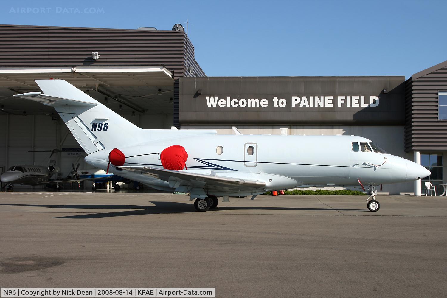 N96, 1989 British Aerospace BAe.125 Series 800A C/N 258134, /