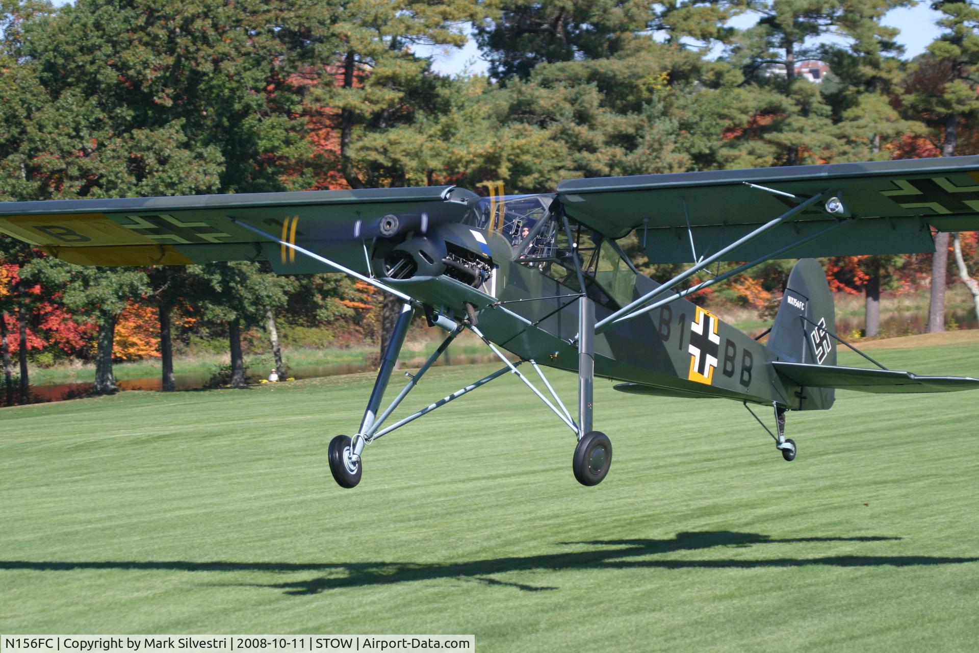 N156FC, Fieseler Fi-156-C1 Storch C/N 4621, Collings Foundation WWII Reenactment / Open House