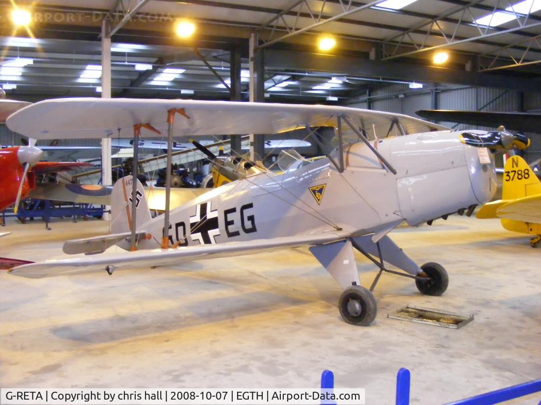 G-RETA, 1967 CASA 1-131E Jungmann C/N 2197, The Shuttleworth Collection, Old Warden