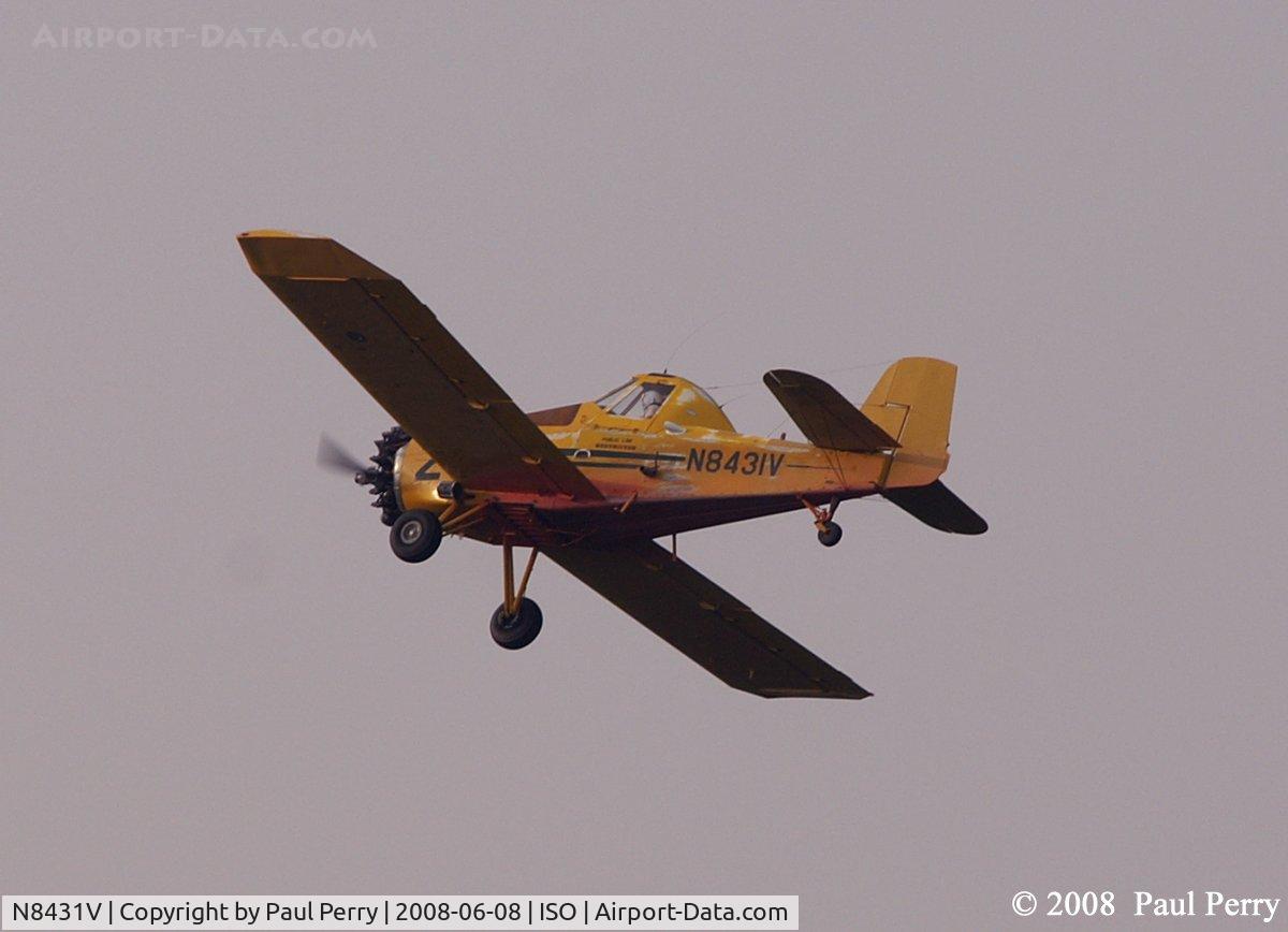 N8431V, 1976 Rockwell International S-2R Thrush Commander C/N 2191R, Headed out, colored pink from her fire-bombing runs