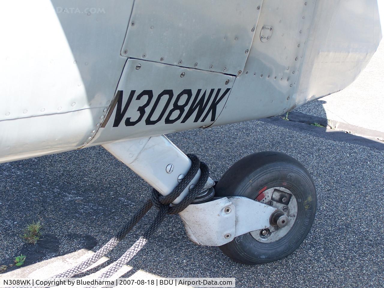 N308WK, 1945 Supermarine 361 Spitfire Tr9 C/N CBAF.4494, TE308 Spitfire Parked at Boulder open house.